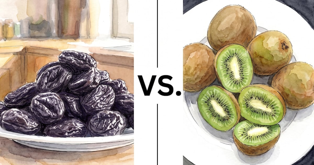 De la huerta al baño: cómo se reparten la pelea el kiwi y la ciruela pasa cuando la panza se traba