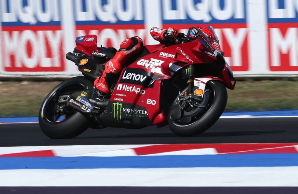 Marc Márquez le puso el turbo a la Ducati en Misano y ya se sienta en la mesa grande
