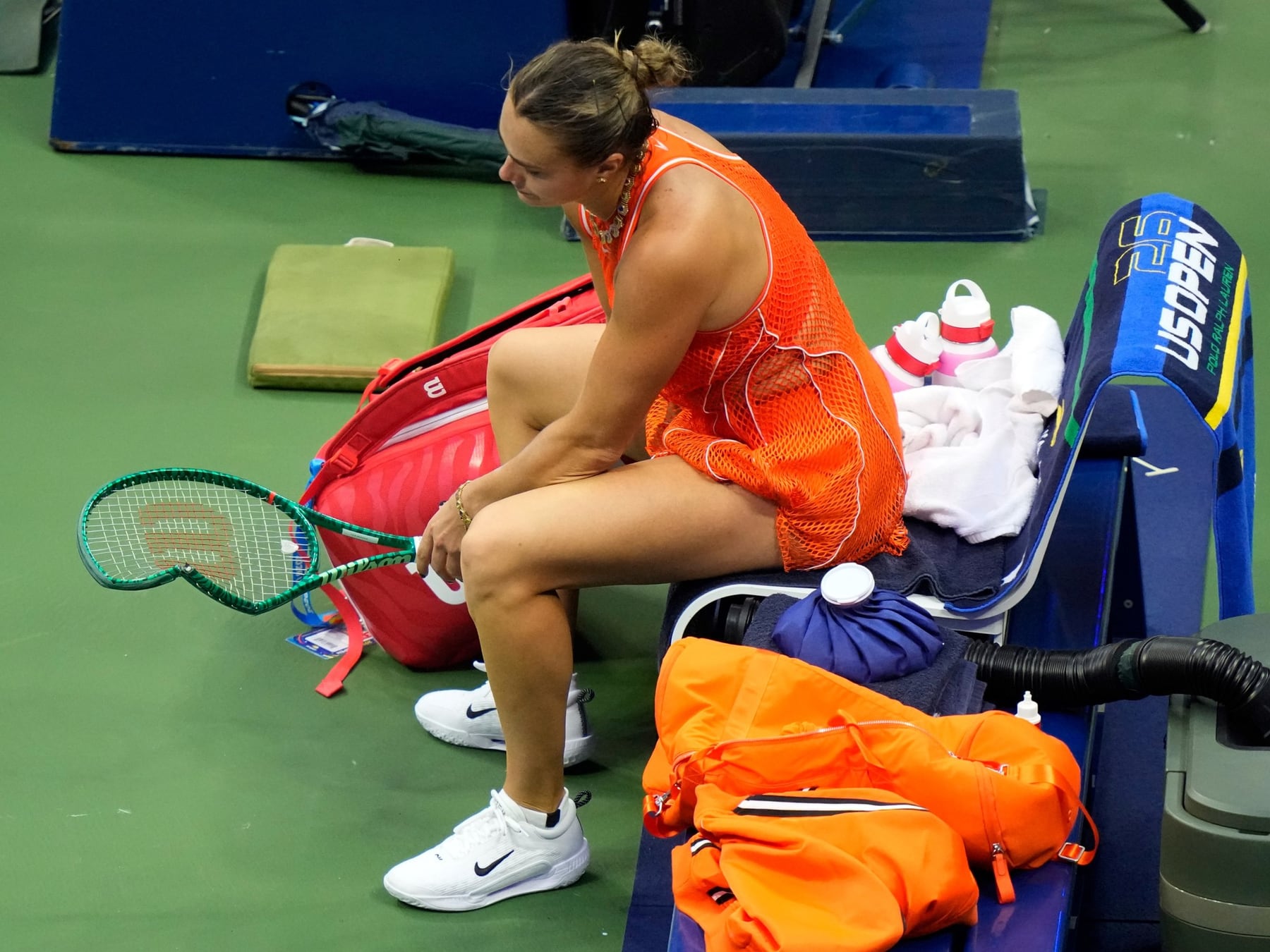 La Bestia se comió la final y Sabalenka terminó rompiendo la raqueta: tercer intento, tercer fracaso en Nueva York