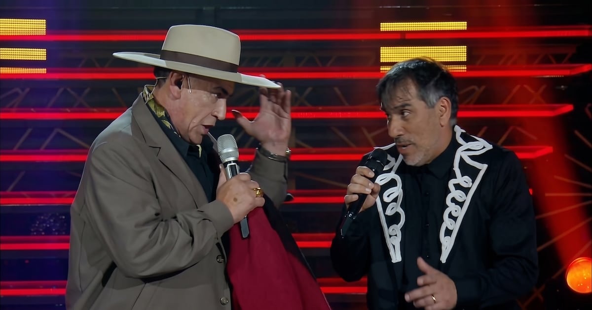 Pipino Cuevas cantó al lado del Chaqueño Palavecino y sumó tres luces verdes en Es mi sueño, con un llamado de atención sobre su tono