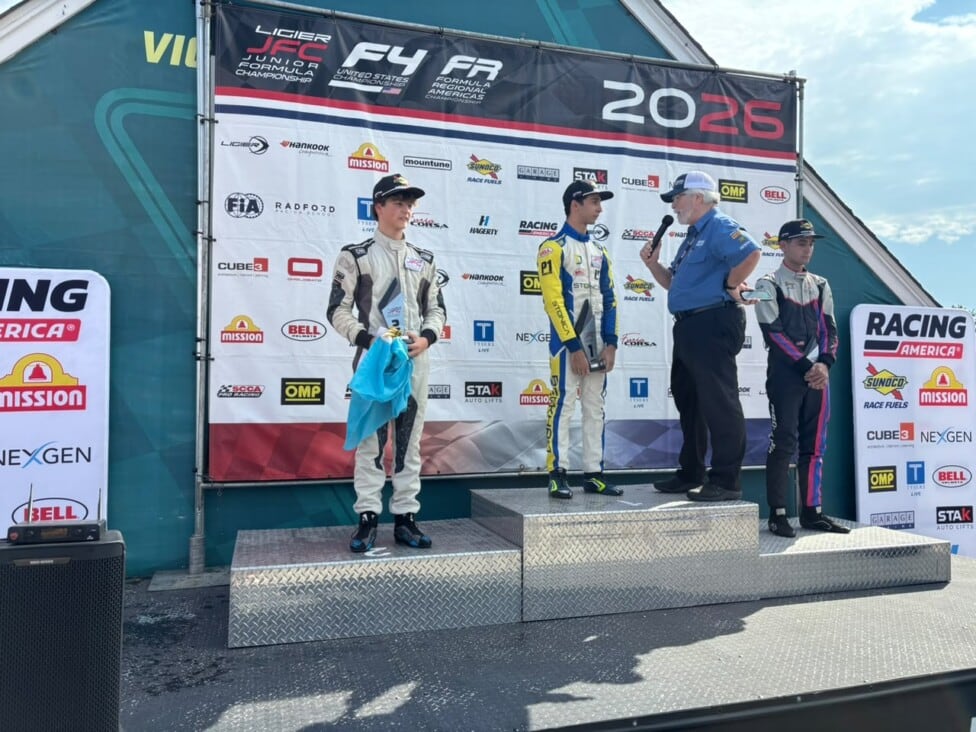 Bainotti, el pibe de Córdoba que se comió el trazado de Virginia y se llevó el título Rookie con dos podios