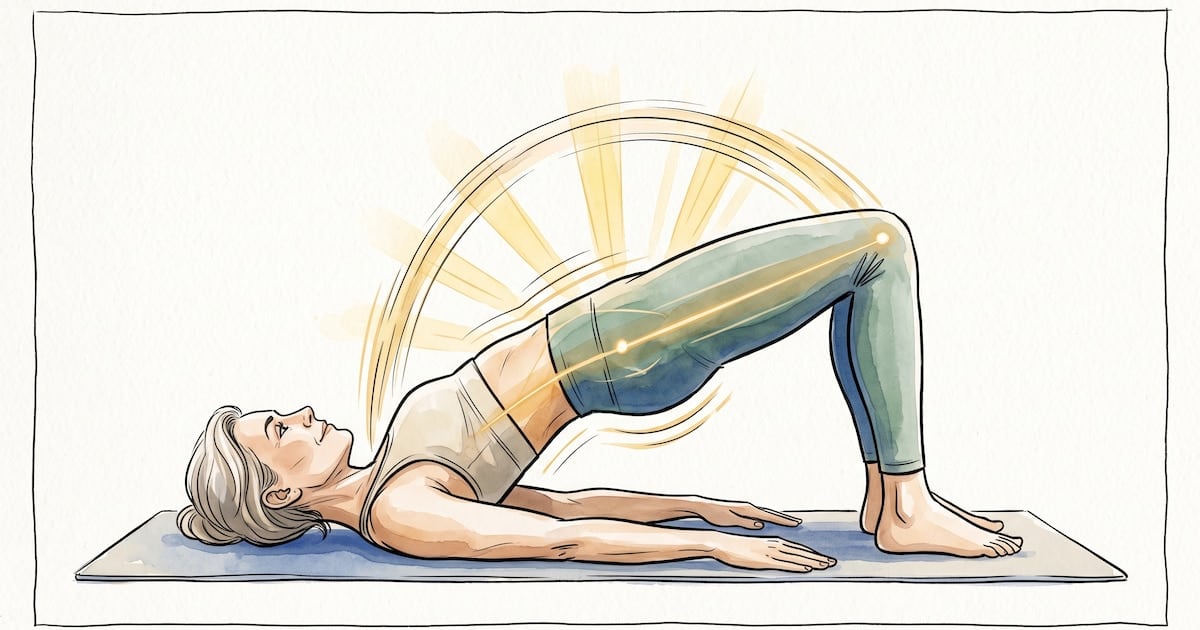 Plancha con rodillas y puente: dos aliados del abdomen que se ganan su lugar después de los 50