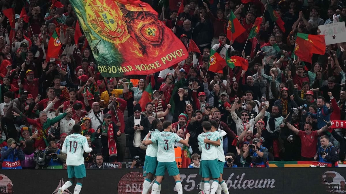 Portugal la rompió en Dinamarca: tres de tres, sin CR7 y con la ironía intacta