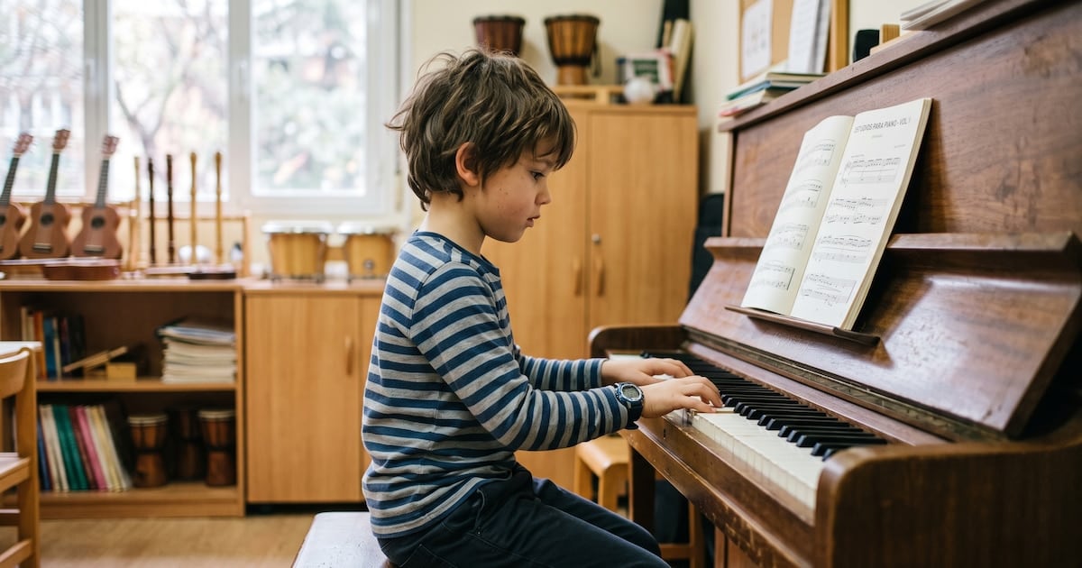Un estudio de Northeastern asocia la práctica musical infantil con mejores rendimientos en memoria y en evaluaciones escolares