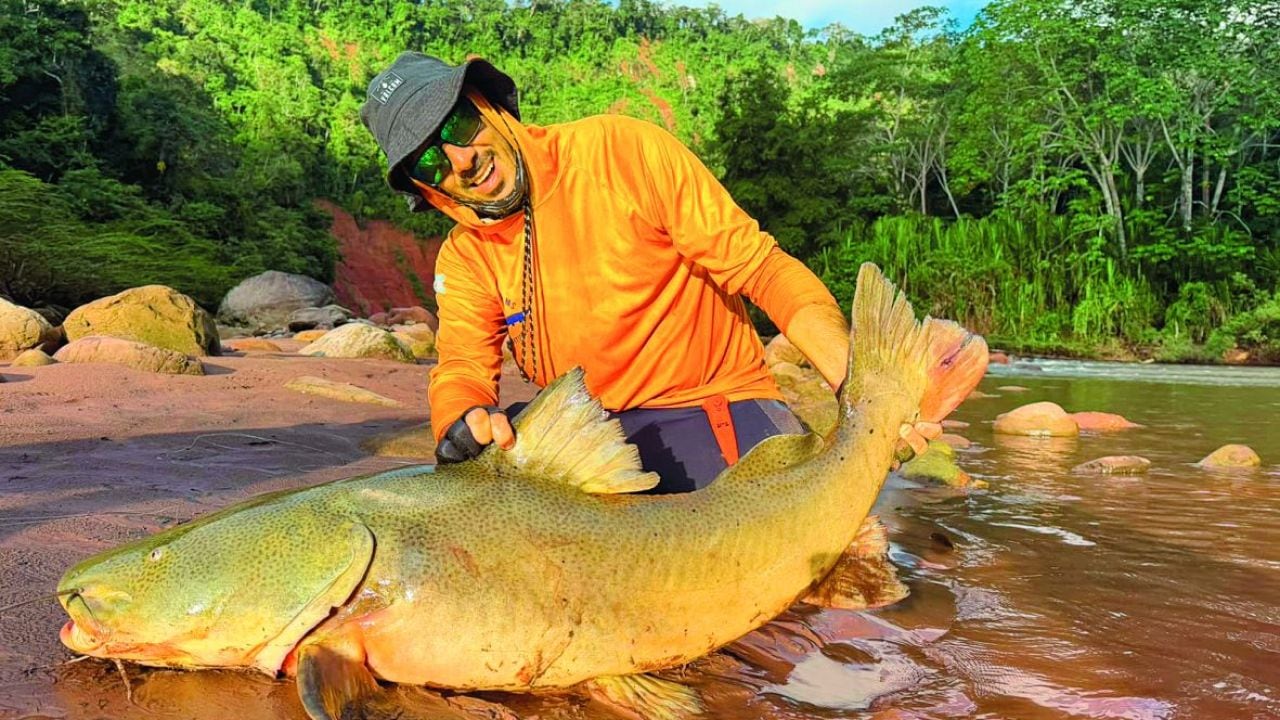 Trece horas sobre el agua en la selva boliviana: una pesca con quince especies y peces que pasan los 20 kilos