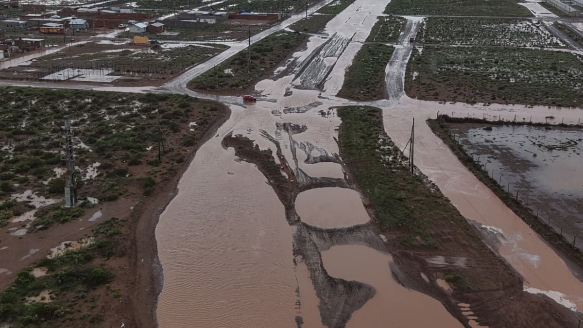 Añelo activó un refugio y assistedió a 25 familias por las inundaciones